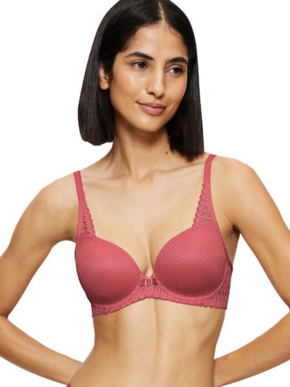 Triumph AURA SPOTLIGHT - Underwired push up t-shirt bra - strawberry allure 80C